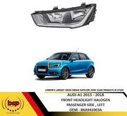 AUDI A1 2015 – 2018 FRONT HALOGEN HEADLIGHT WITH DRL PASSENGER SIDE LEFT